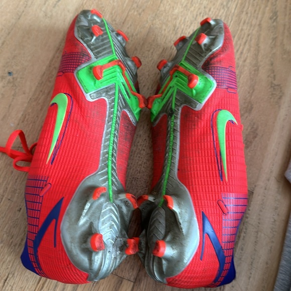 Nike mercurial soccer cleats running cleats pink blue sz 6.5 women's - Picture 5 of 5